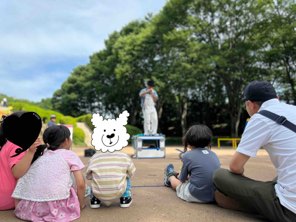 小金井公園　大道芸　3歳　子供　遊び場所　